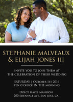 Stephanie & Elijah Engagement 7-16 save the date card samples