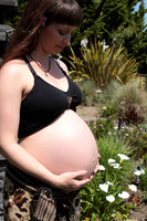 Sarah Pregnant Garden